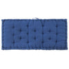 Pallet Floor Cushion Cotton 120x80x10 cm Light Blue