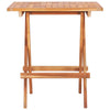 3 Piece Folding Bistro Set Solid Teak Wood