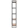 5-Tier Bookcase 90x30x180 cm Solid Acacia Wood