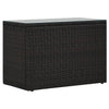 5 Piece Garden Lounge Set with Cushions Poly Rattan Brown