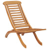 alt="Folding Garden Chair Solid Teak Wood"