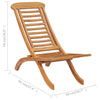 Folding Garden Chair Solid Teak Wood