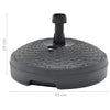 Umbrella Base Sand/Water Filled 20 L Anthracite Plastic