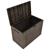 Garden Storage Box Brown 78x44x55 cm