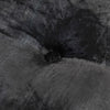 Round Pouffe Velvet 40x20 cm Anthracite