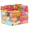 alt="Modular Pouffe Patchwork Fabric"