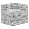 alt="Modular Pouffe Light Grey Fabric""