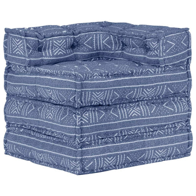 alt="Modular Pouffe Indigo Fabric""