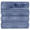 Modular Pouffe Indigo Fabric