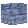 Modular Pouffe Indigo Fabric