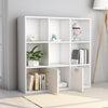 Book Cabinet White 98x30x98 cm Chipboard