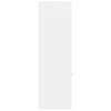 Book Cabinet White 98x30x98 cm Chipboard