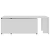 Coffee Table White 150x50x35 cm Chipboard