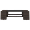 2 Piece Garden Lounge Set Poly Rattan Brown