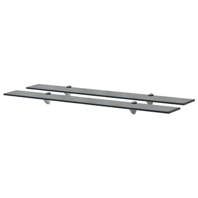 alt="Floating Shelves 2 pcs Glass 90x20 cm 8 mm""