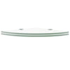 Corner Shelves 2 pcs with Chrome Supports Glass Clear 25x25 cm