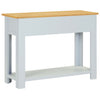 Console Table 83x30x73 cm Solid Oak Wood
