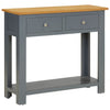 alt="Console Table 83x30x73 cm Solid Oak Wood"