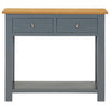 Console Table 83x30x73 cm Solid Oak Wood