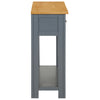 Console Table 83x30x73 cm Solid Oak Wood