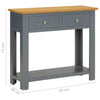Console Table 83x30x73 cm Solid Oak Wood