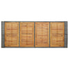 9 Piece Outdoor Bar Set Poly Rattan and Acacia Wood Grey