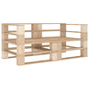 alt="Garden Pallet Sofa 2-Seater Wood"