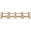 Garden Pallet Sofa 4-Seater Wood