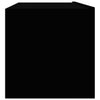 TV Cabinet Black 100x30x30 cm Engineered Wood