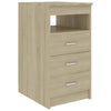 Drawer Cabinet Sonoma Oak 40x50x76 cm Chipboard