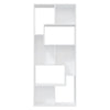 Book Cabinet White 67x24x161 cm Engineered Wood