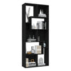 Book Cabinet Black 67x24x161 cm Chipboard