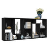Book Cabinet Black 67x24x161 cm Chipboard