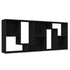 Book Cabinet Black 67x24x161 cm Chipboard