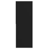 Book Cabinet Black 67x24x161 cm Chipboard