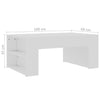 Coffee Table White 100x60x42 cm Chipboard