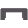 Coffee Table Grey 100x60x42 cm Chipboard