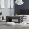 alt="Coffee Table Grey 100x60x42 cm Chipboard"