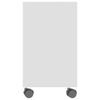 Side Table White 70x35x55 cm Chipboard