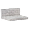 alt="Pallet Floor Cushions 2 pcs Cotton Grey"