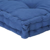 Pallet Floor Cushions 2 pcs Cotton Light Blue