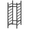 Wine Rack for 48 Bottles Black Metal
