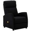 alt="Massage Reclining Chair Black Fabric"