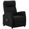 alt="Massage Reclining Chair Black Faux Leather"