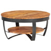 alt="Coffee Table 65x65x32 cm Solid Acacia Wood"