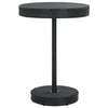 alt="Garden Table Black 75.5x106 cm Poly Rattan"