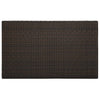 Garden Bar Table Brown 100x60.5x110.5 cm Poly Rattan