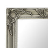 Wall Mirror Baroque Style 60x100 cm Silver