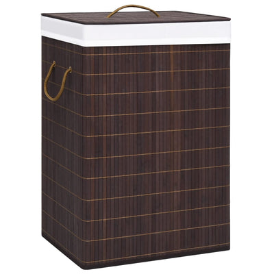 alt="Bamboo Laundry Basket Brown 72 L""