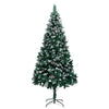 alt="Artificial Christmas Tree with Pine Cones and White Snow 240 cm""